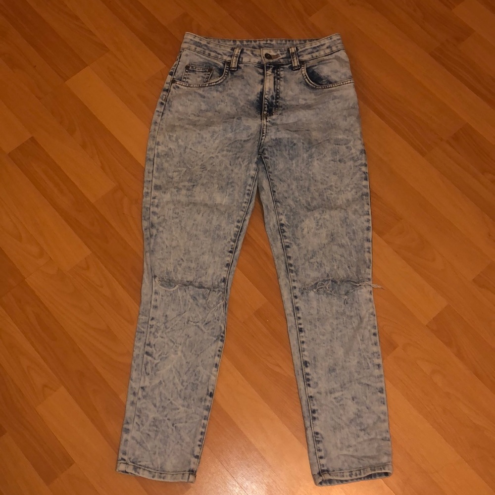 LF Carmar acid washed skinny jeans